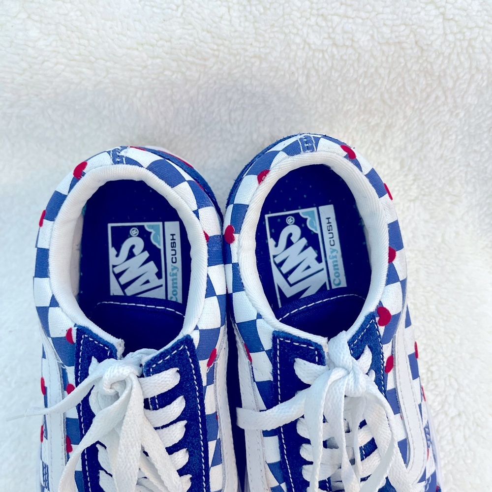 Vans X Autism Awareness Comfycush Old Skool 'Vans Heart/True Blue' VN0A3WMAWI4 - Picture 3 of 9